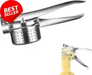 Stainless Steel Potato Ricer, Potato Press for Mashed Potatoes