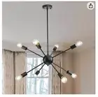 8-Light Sputnik Modern Molecule Glass Chandeliers Pendant Lamp Ceiling Lighting