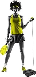 Swingball Pro All Surface Reflex Tennis Trainer with Real Tennis Ball & Power Padel Bat, Recoil Cord, All Surface Base, Solo Tennis Practice, for Ages 6+ to Adult