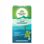 Organic India Tulsi Peppermint Teabags | 25 tea bags