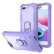 MCC Stylish Shockproof iPhone 6+ 6s+ Plus Case Cover Apple Heavy Duty [Purple+Purple]