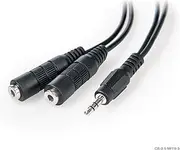 3.5mm Stereo Audio Male to 2 X 3.5mm Female Splitter Cable