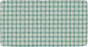 Buffalo Plaid Tartan Check Scotland Fashion Teal Pattern Toddler Travel Bed Sheet Waterproof Cot Sheet for Baby Travel Bed for Kids Sofa Bed 50'' x 25'' (Sheet,Bed Not Included)