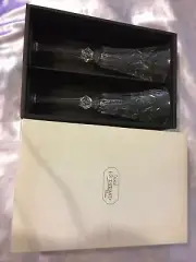 New With Box Cristal J.G. Durand France Vincennes Flutes 6 1/4 oz.