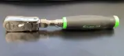 Snap-on Tools NEW GREEN 3/8" Drive Soft Grip Locking Flex Head Ratchet FHX80BG