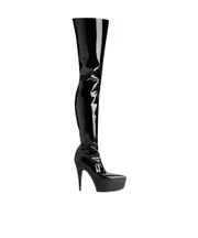 Balenciaga Over The Knee Patent Boots 37,38,39,40 black