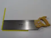Stanley Back Saw Handsaw 13 points 4" x 18" VTG NOS Carpenter Rare USA Miter Saw