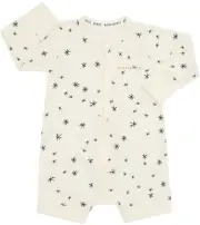 Bonds: Wonderfresh Long Sleeve Romper - Crayon Star Marscapone (Size 00)