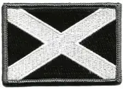 VELCRO® BRAND Fastener Morale HOOK PATCH State Alabama Black White 3x2"