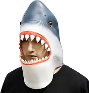 Animal Mask Fish Costume Mask Novelty Halloween Costume Party Latex Animal Head Mask