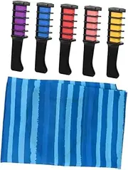 HONMEET 5pcs Hair Color Dye Hair Comb for Girl Hair Coloring Comb Hair Chalk Comb Hair Dye Comb Temporary Hair Comb Hair Color Comb Plastic Random Color