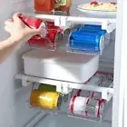 Automatic Rolling Fridge Storage Drawer Box Refrigerator Storage Box