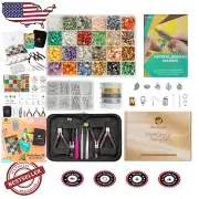 Stylish Jewelry Making Kit for Adults & Teens - Natural Gemstones Beads & Tools
