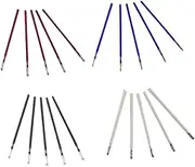 AKOOSY 100 Pcs Heat Erasable Fabric Marking Pens Thin Rod Tailors Quilting Pens with High Temperature Fade Refill for Sewing and Craft Projects