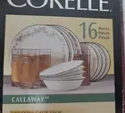 RARE set: Corelle CALLAWAY 16-pc Dinner Set, NEW in BOX