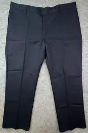New Dickies Pants Mens 44x30 Navy Blue Core Work Canvas Stretch Straight Leg NWT