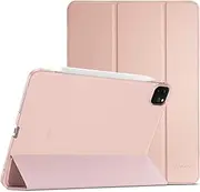 ProCase iPad Pro 11 Inch Case 2022/2021 / 2020/2018, Slim Stand Hard Back Shell Smart Cover for iPad Pro 11 Inch 4th Generation 2022 / 3rd Gen 2021/ 2nd Gen 2020 / 1st Gen 2018 -Rosegold
