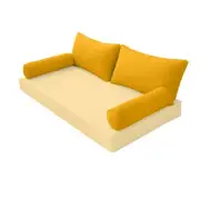 |COVER ONLY| STYLE 2 Crib Bolster Pillow Daybed Porch Swing Pipe Trim AD108