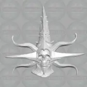 Ancient Wraith Demon Knight custom head for 1:6 1:10 1:12 1:18 action figures