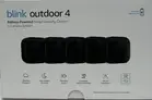 BLINK OUTDOOR 4 (4TH GEN) 5 CAMERA WIRELESS HD HOME SECURITY SYSTEM , NEW