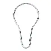 Shower Curtain Hooks Rings 100 PC. Zinc Plated New Un-Opened Pack