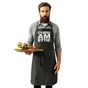 Cymru Am Byth Welsh Wales - Funny Novelty Kitchen Adult Apron