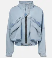 [Magda Butrym] Magda Butrym Denim bomber jacket AU 14 blue