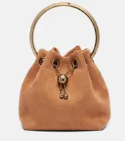 [Jimmy Choo] Jimmy Choo Bon Bon Small suede tote bag One Size brown
