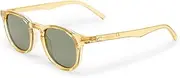 [Le Specs.] Le Specs Uni-Sex Club Royale Butterscotch Round Sunglasses