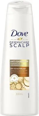 Dove Anti Dandruff Shampoo Dry Scalp Relief 300 ML, White