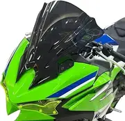Motorbike for Kawasaki Ninja 500 SE 2024 2025 Windscreen Windshield Wind Deflector Shield Screen Visor Glass (Black)