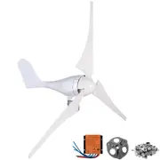 400W 3-Blade Wind Turbine Generator with 20A Charger for Low Wind Speeds