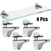 Support Glass Clamp Adjustable Brackets F Clip For 3-20 Mm Thick Shelf