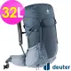 (登山屋)deuter 德國 FUTURA透氣網架背包/健行包32L(3400821深藍/水藍)