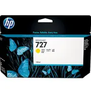 HP 727 Ink Cartridge Yellow 130mL B3P21A Genuine Original