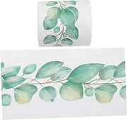 Generic 1 Roll Eucalyptus Leaves Bulletin Board Border Trim Fun Classroom Decor for School Office Home Poster Board Accent for Blackboards and Desks Versatile Fall Decoration