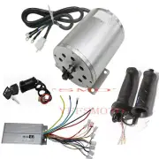 Brushless Motor Kit 48V 1800W High Speed for Tricycle E-Bike Go Kart ATV Quad AU
