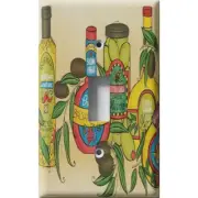 SnazzySwitch Italian Bottles Decorative Light Switch Plate Cover