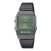 Casio Vintage Black Stainless Steel Band Watch AQ800ECGG-3A