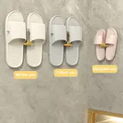 Shoe Rack Self-adhesive Store Wall Mounted Slippers Organizer Hook Waterproof