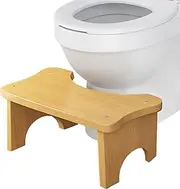 Potty Stool | 6.7 Inch Bathroom Potty Squat Stool - Portable Toilet Poop Foot Stools for Adult, Toilet Assistance Steps for Proper Toilet Posture