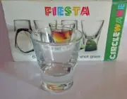 Fiesta Circleware 6 Piece Shot Glass Set 2 oz from Italy