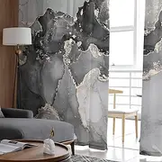 Sheer Curtain Panels Grommet/Eyelet Curtain Drapes For Living Room Bedroom, Farmhouse Curtain for Kitchen Balcony Door Window Treatments Room Darkening