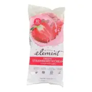 Element Snacks Rice Cakes Dipped Organic Strawberry N Cream Gluten Free