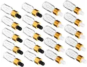 20Pcs Glass Dropper Bottles with Caps Portable Essential Oil Storage for Blends Perfumes Colognes and Aromatherapy Leak Sample Containers