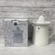 Alfresco Symphony Ecoware White Fine Porcelain Jug & Juicer 1ltr PK