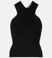 [Altuzarra] Altuzarra Trina ribbed-knit top AU 16 black