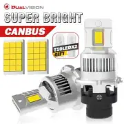 2PCS 300W D2S D4S LED Headlights Bulbs HID D2R D4R Replaceable Kit Xeon LED 3000