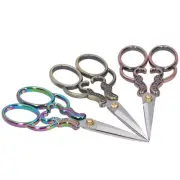 3Pcs Retro Scissors Stainless Steel Zinc Alloy Sewing Handicraft Scissor Tool