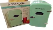 NEW***NOSTALGIA Retro PERSONAL MINI FRIDGE portable 12V!!